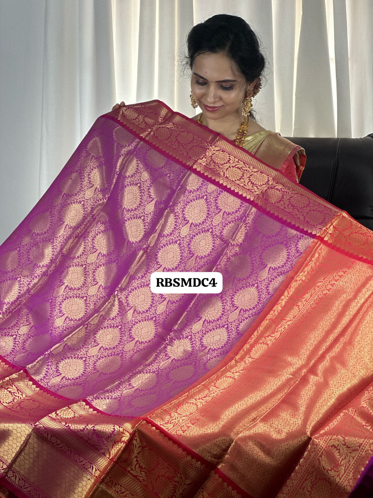 Soft katan silk saree