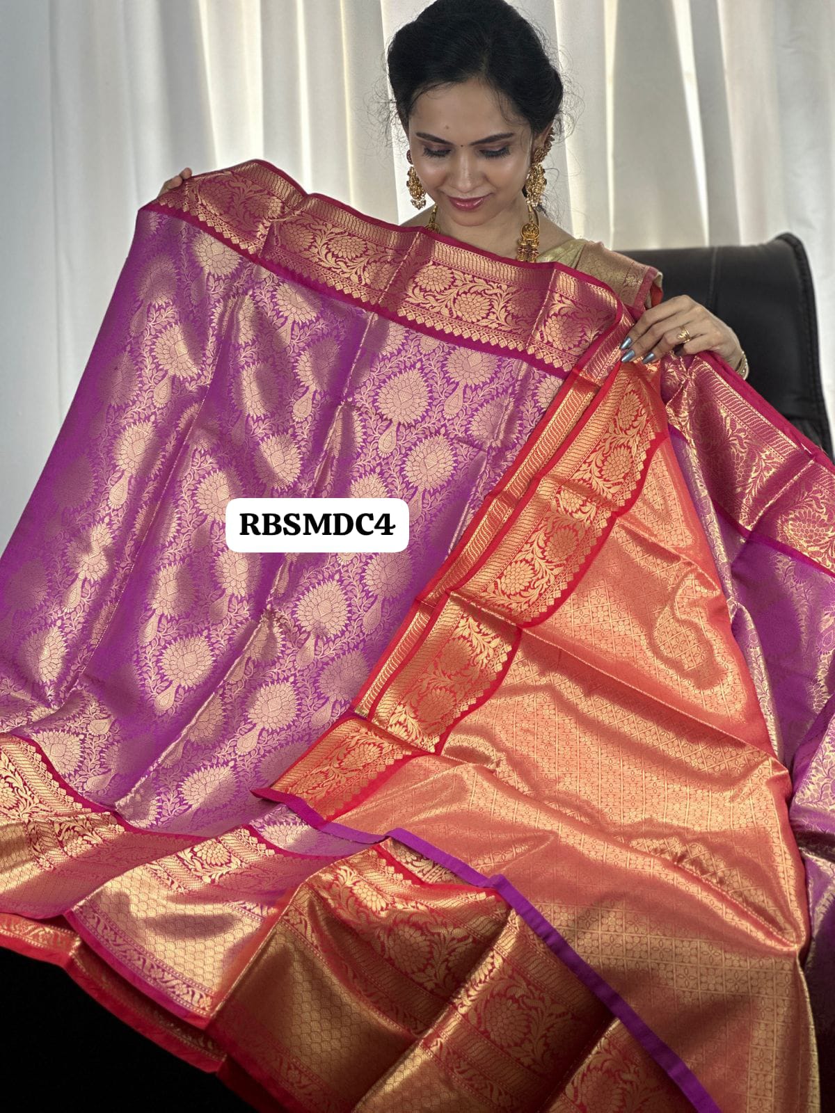 Soft katan silk saree