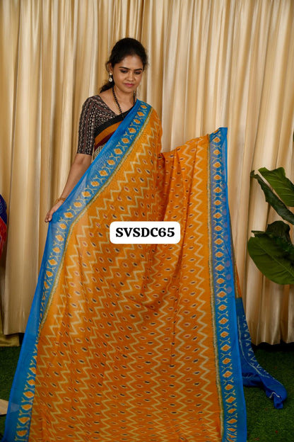 Jute cotton saree