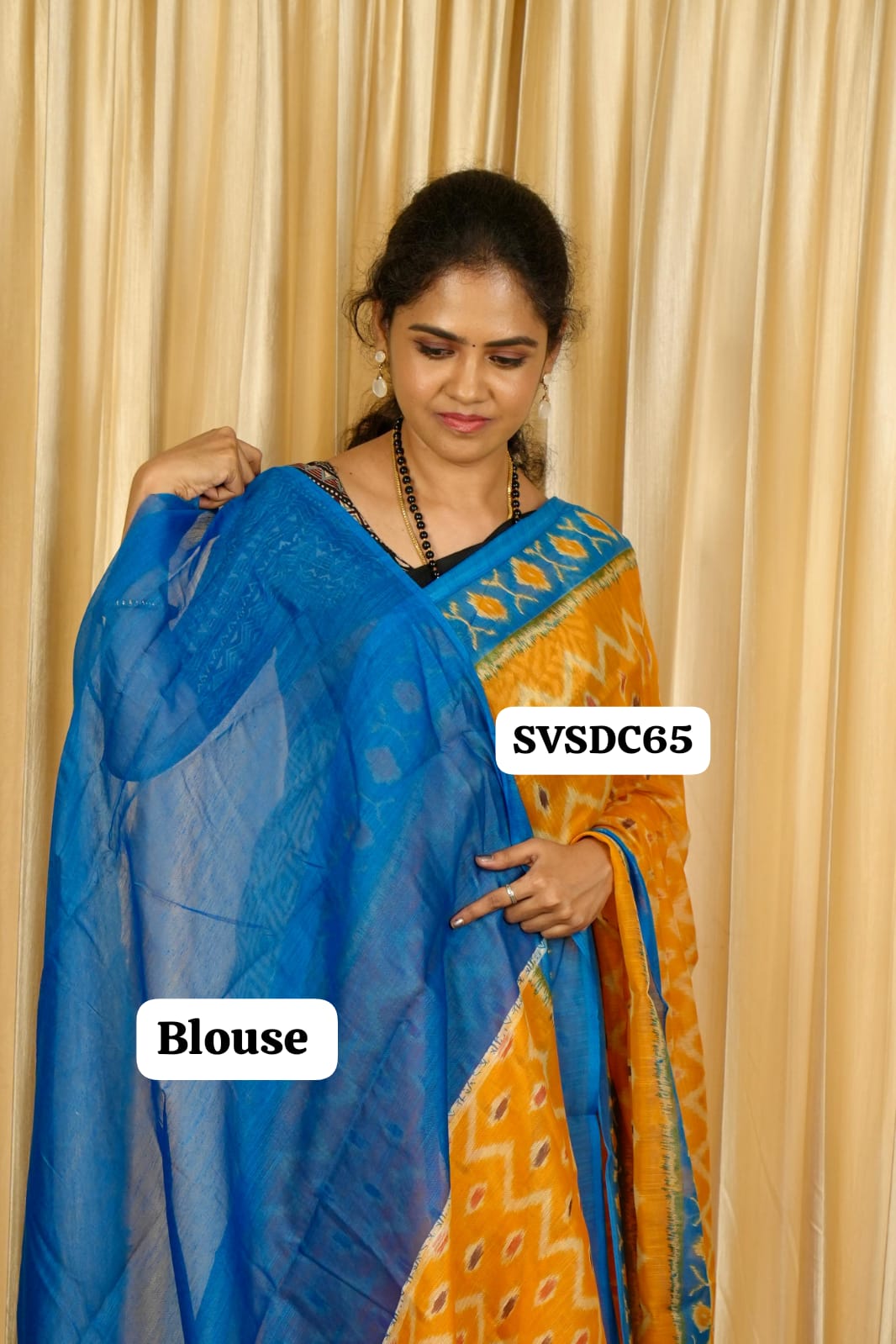 Jute cotton saree