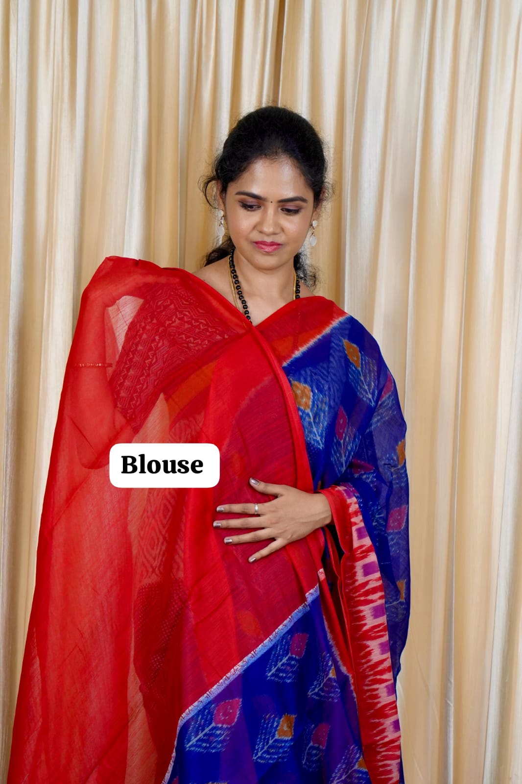 Jute cotton saree