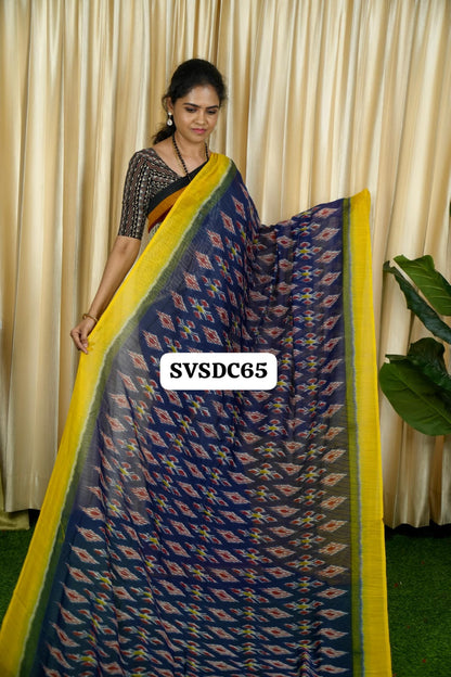 Jute cotton saree