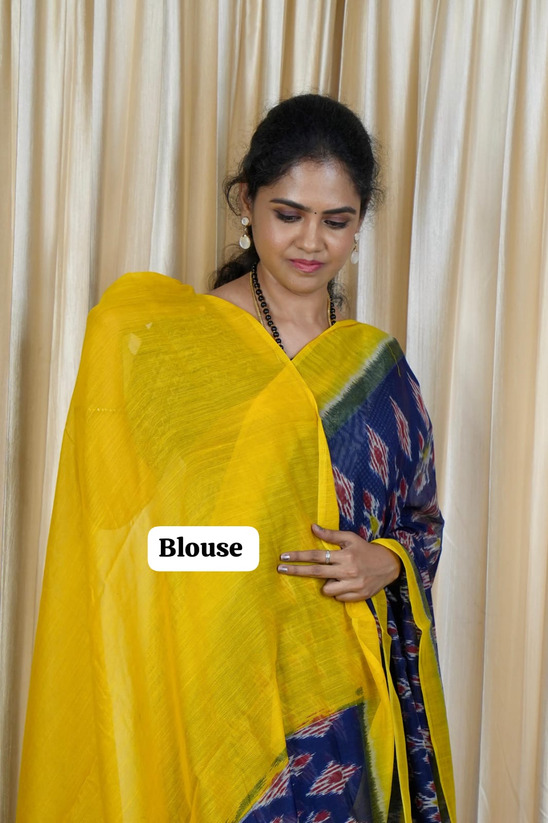 Jute cotton saree