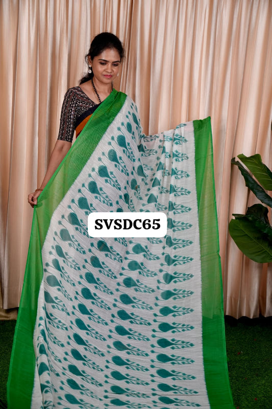 Jute cotton saree