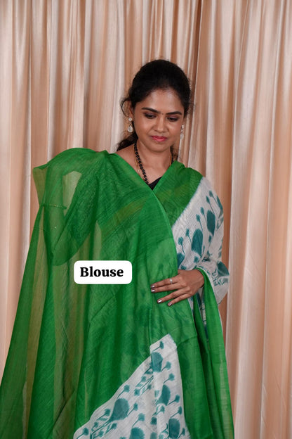 Jute cotton saree🥰