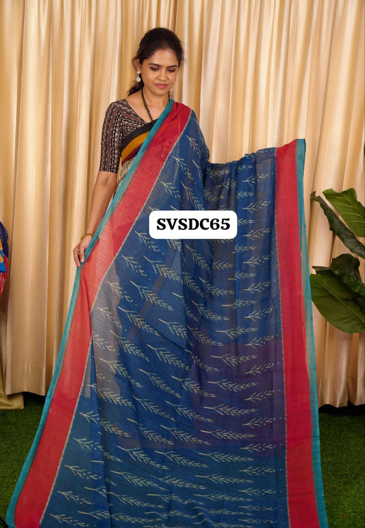 Jute cotton saree