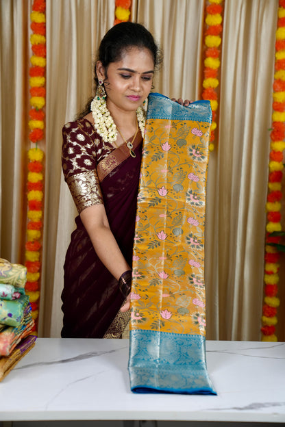 Kanchi semi silk saree🥰