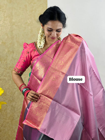 Katan semi silk saree at just Rs.999