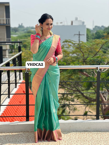 Katan semi silk saree 🥰