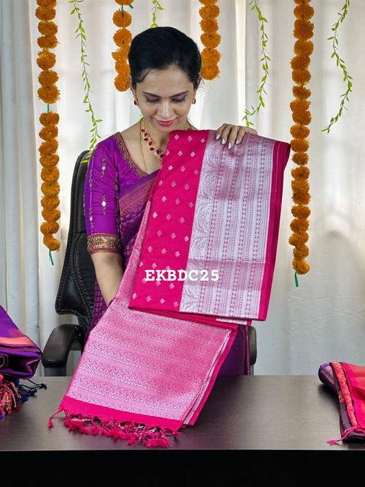 🤩 semi soft silk saree