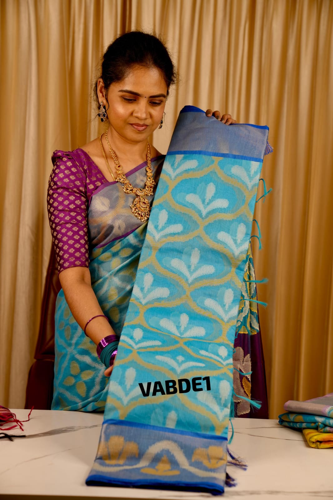 Soft cotton saree sold❌