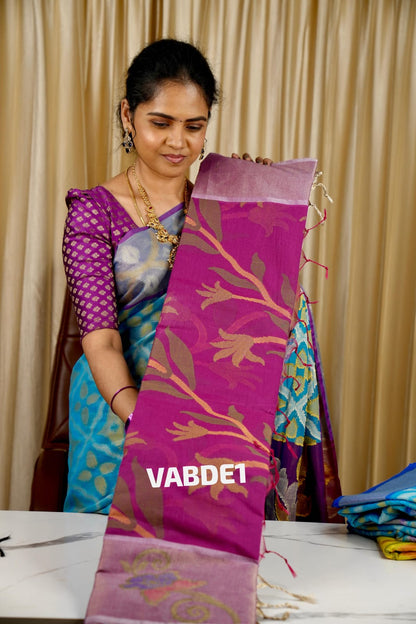 Soft cotton saree sold❌