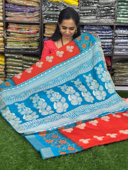 😍Soft cotton mix sarees at unbelievable price. Don’t miss🥳