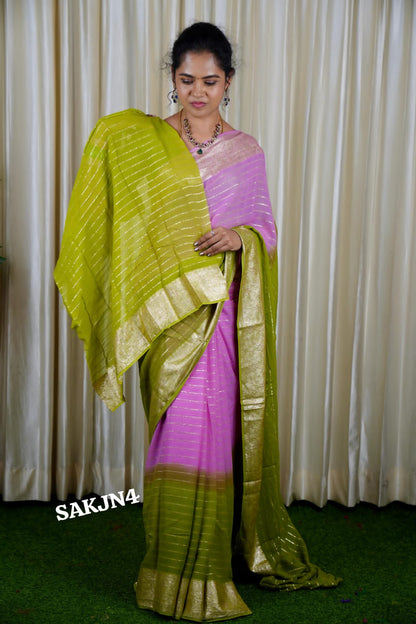 Viscose georgette saree 🥰