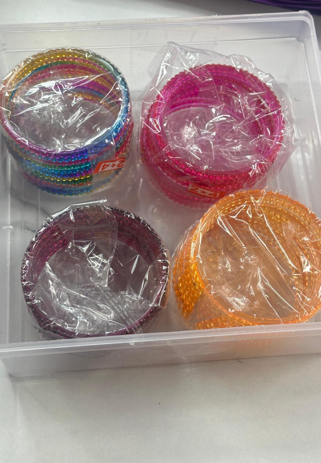 Rain drop Bangles plus box combo( pls mention size in first line of address) prebook🥳