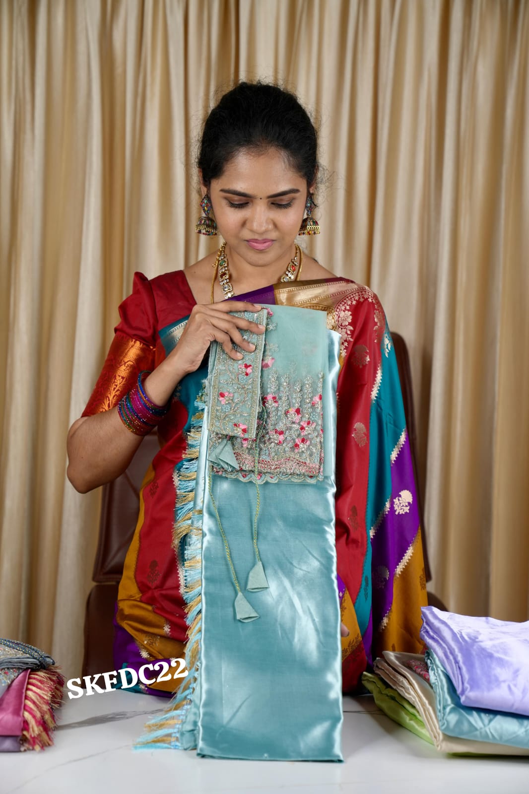 Satin saree❌