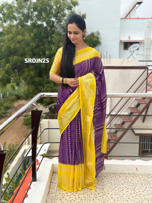 Daily wear georgette saree 😍