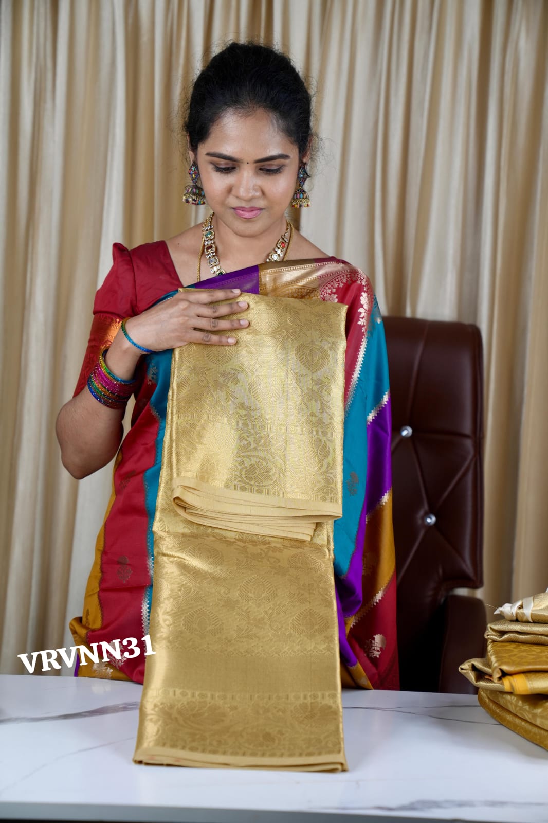 Katan silk saree🥳