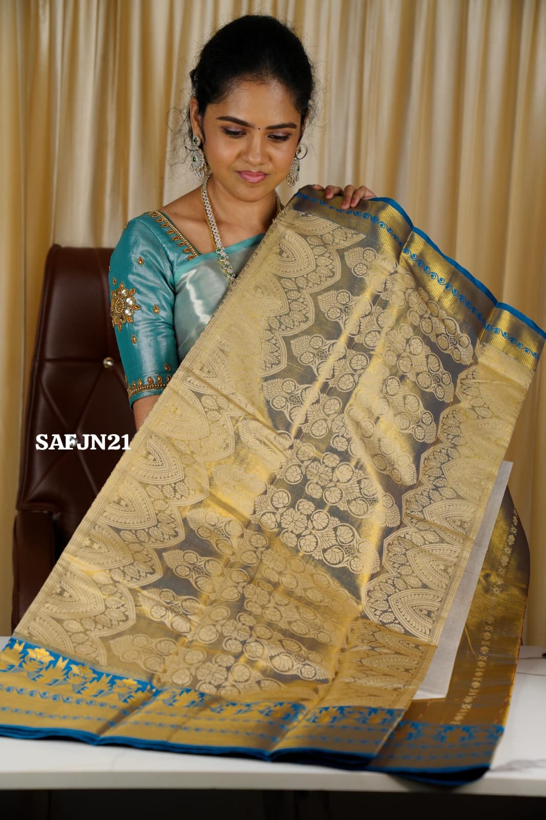 Kanchipuram inspired saree sold ❌