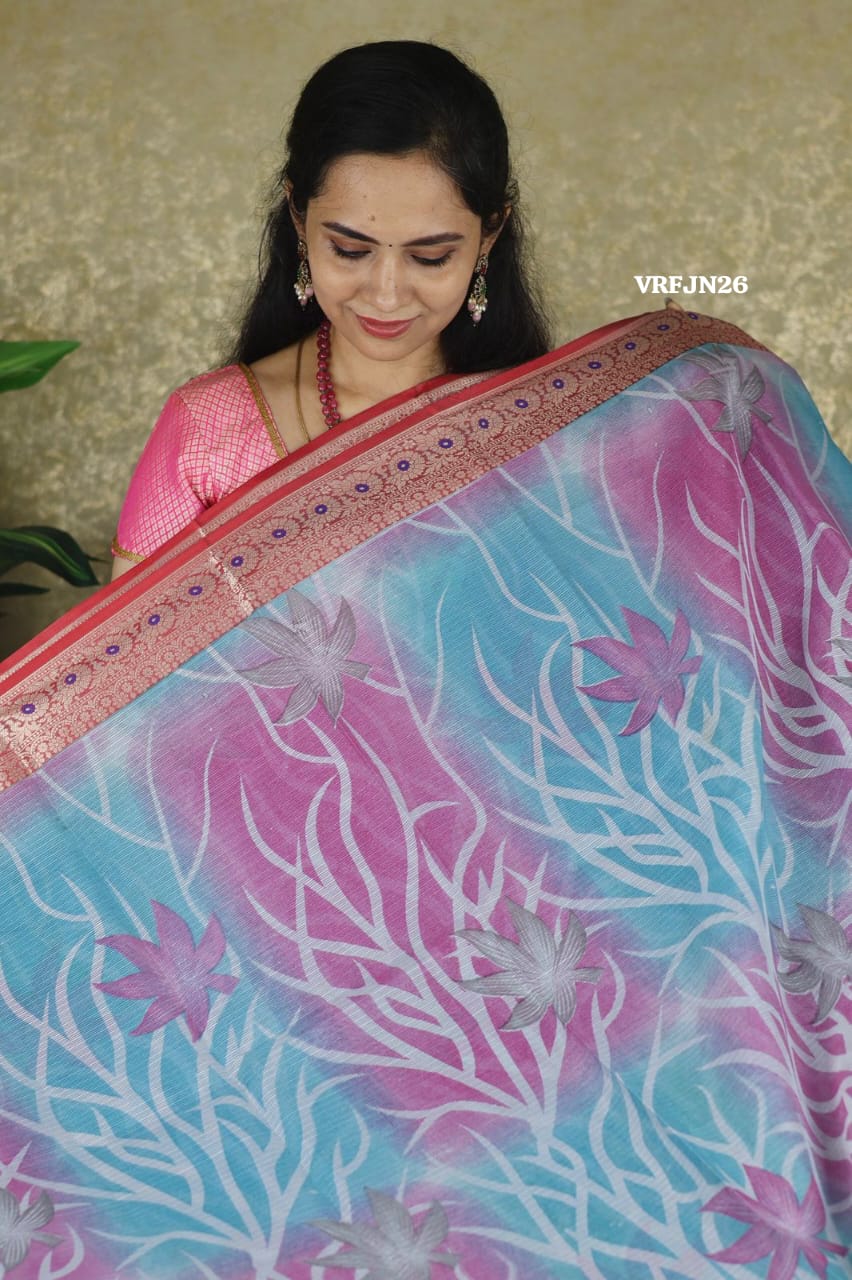 Kota checks soft cotton saree sold❌