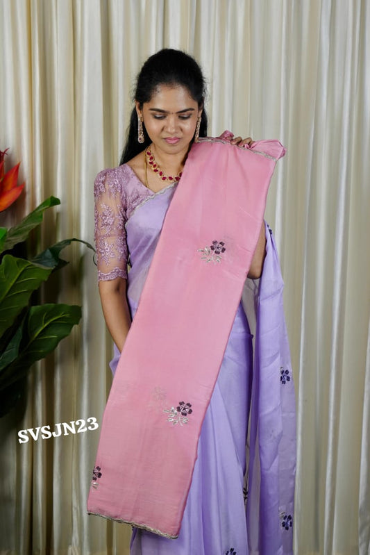 Soft georgette saree🥰