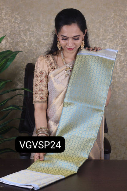 Katan tissue saree😍