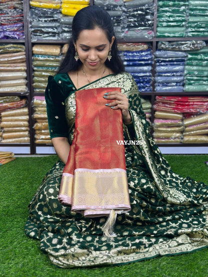 Katan tissue saree  sold ❌