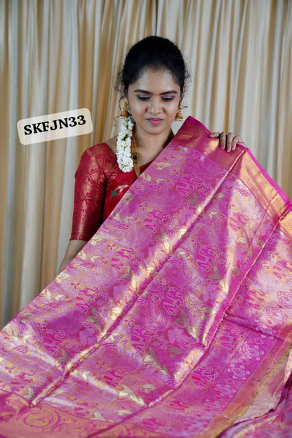 Kanchi semi silk saree 🥳
