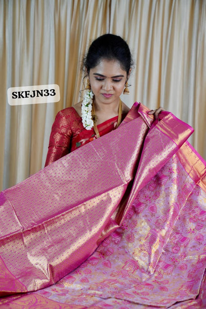 Kanchi semi silk saree 🥳