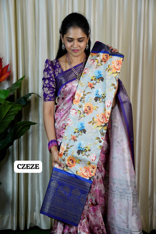 Digital print saree sold❌