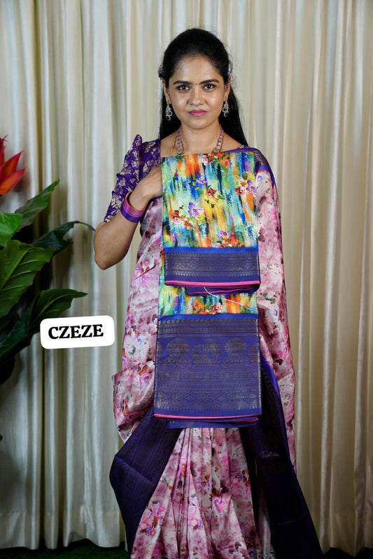 Digital print saree 🥳