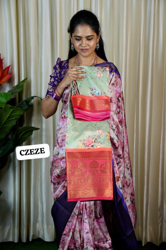 Digital print saree sold❌