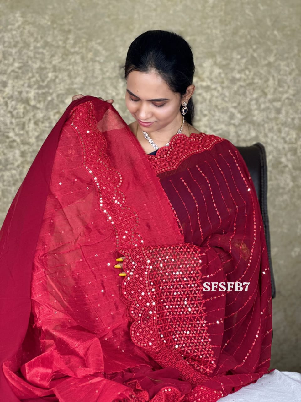 Premium party wear saree with full work 🥳 prebook
