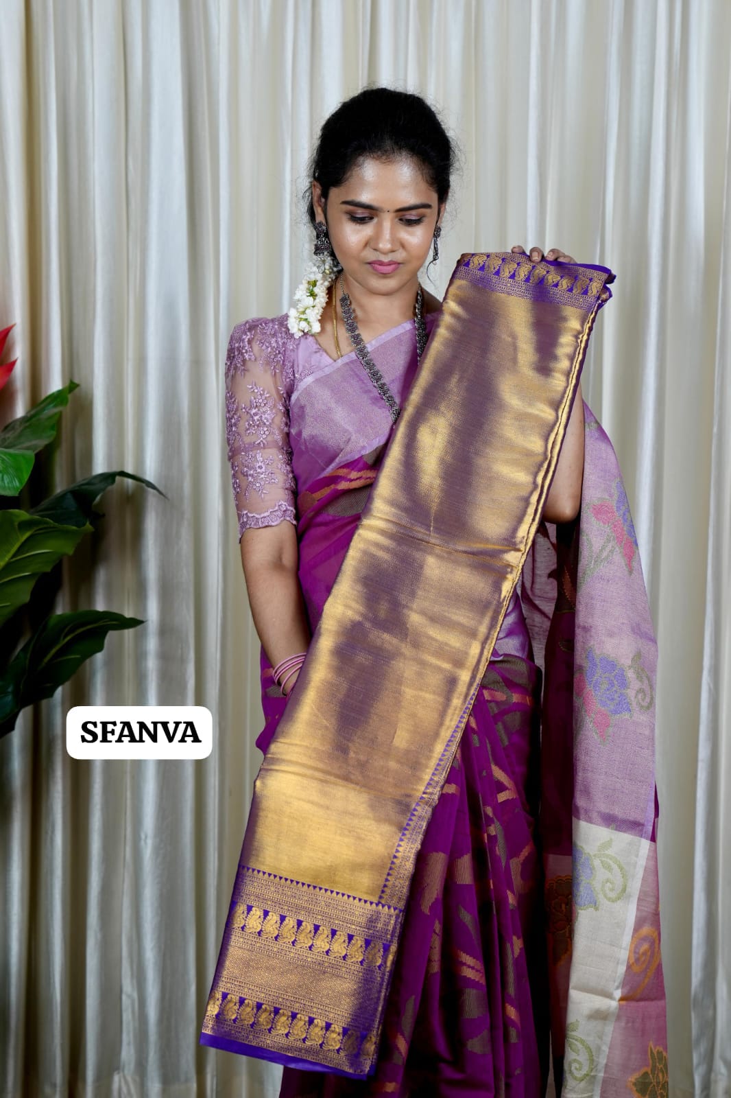 Kanchipuram semi silk saree🥳