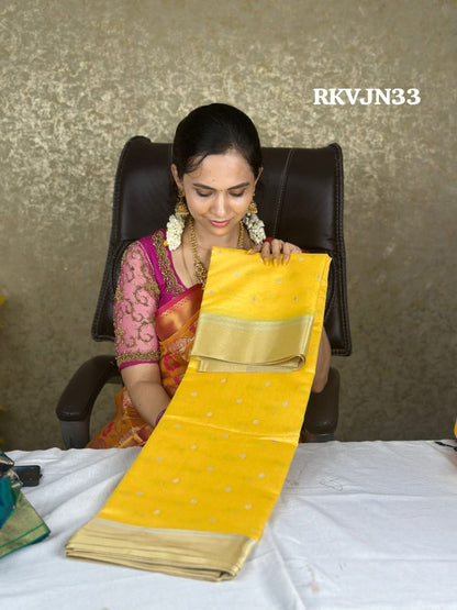 Semi silk cotton saree with running blouse 🥳 prebook