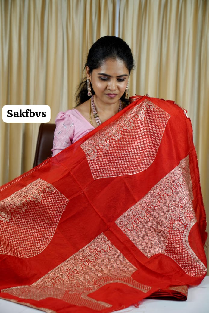 Viscose georgette saree 🥳