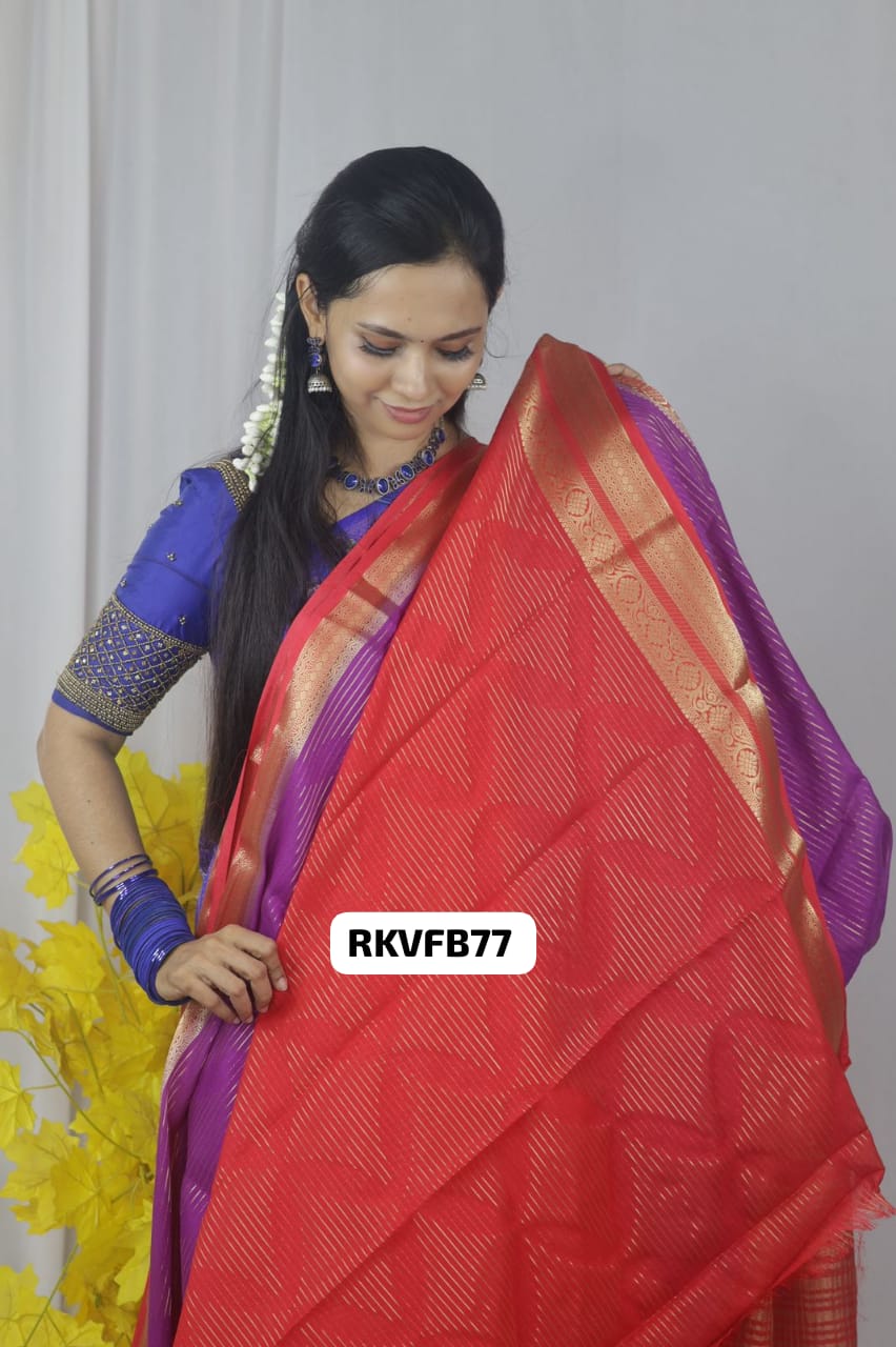 Offer 🥳Warm silks plus viscose mix saree 😍