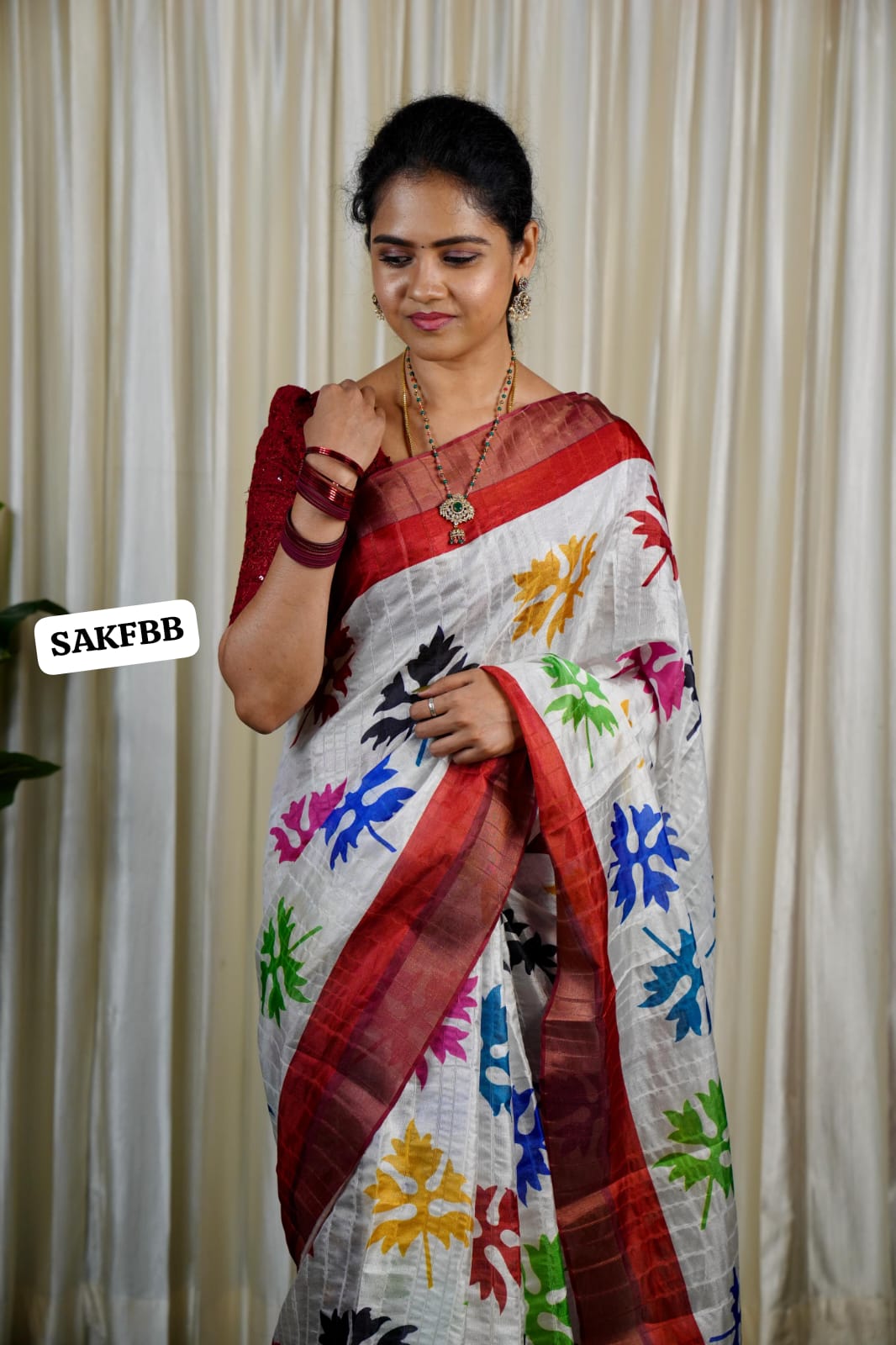 Semi tussar saree 🤗