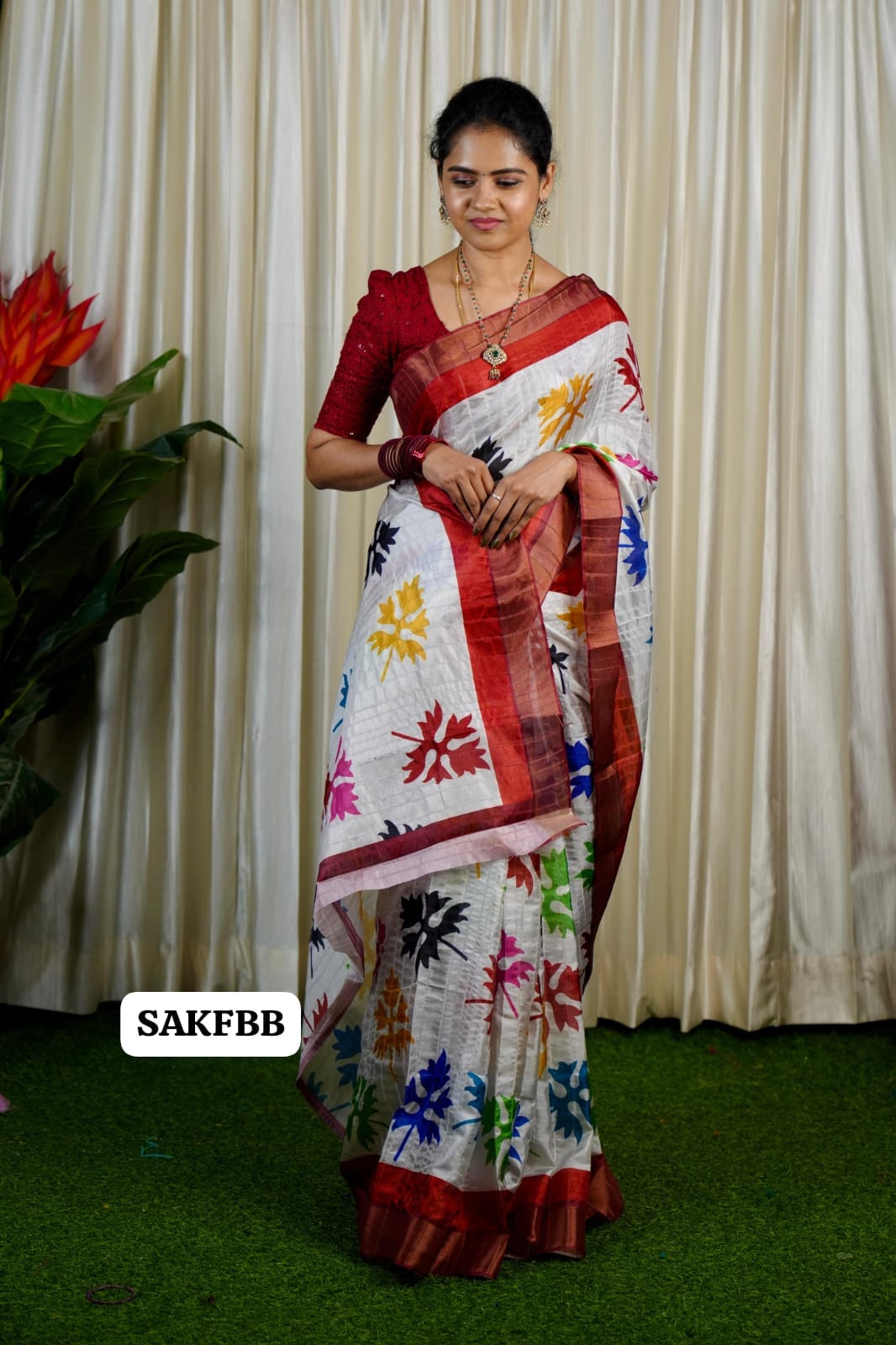 Semi tussar saree 🤗