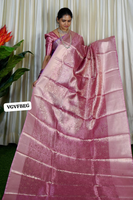 Katan glass tissue saree 🥳prebook