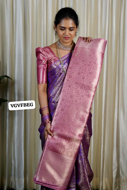 Katan glass tissue saree 🥳prebook