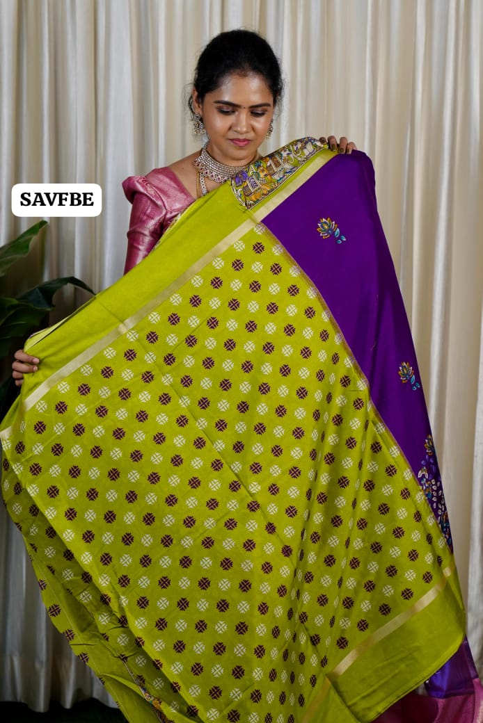Dola silk saree sold❌