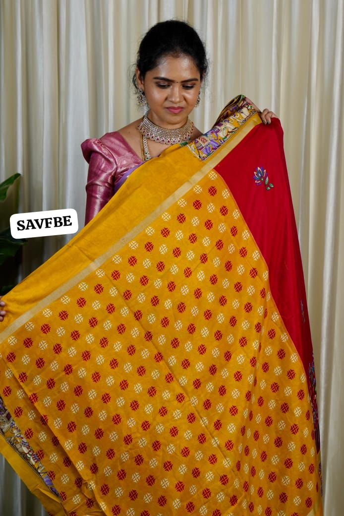 Dola silk saree sold ❌