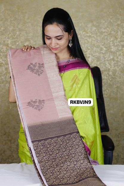 Classy cotton mix saree sold❌