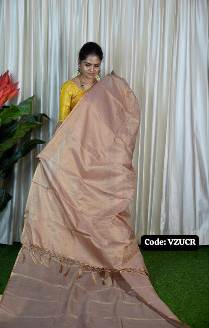Soft crushed saree 🥳