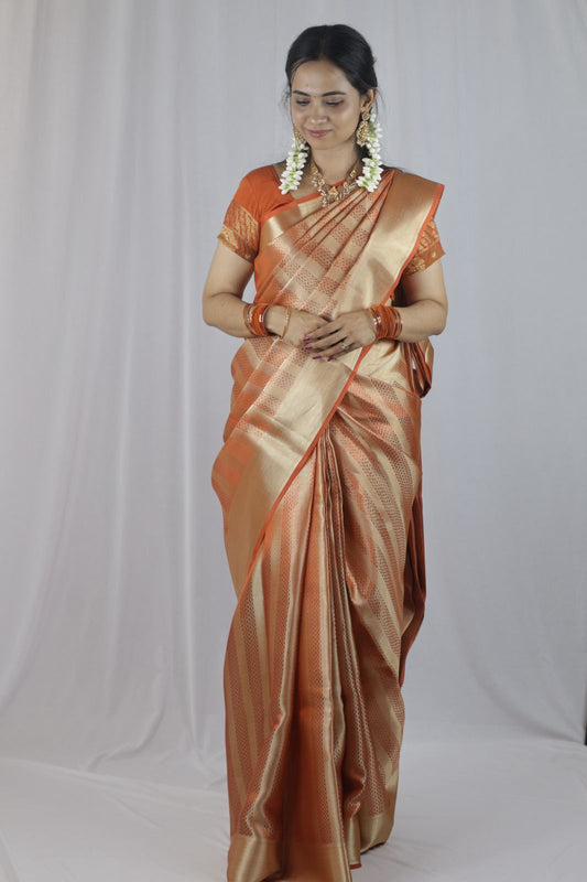 Tissue semi silks saree ❌