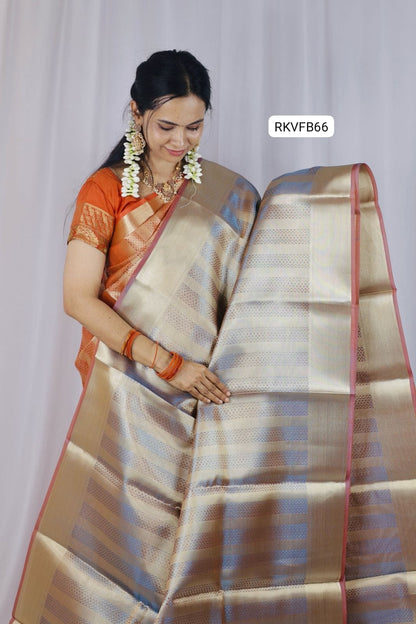 Tissue semi silk saree ❌