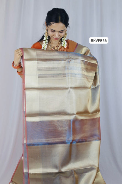 Tissue semi silk saree ❌