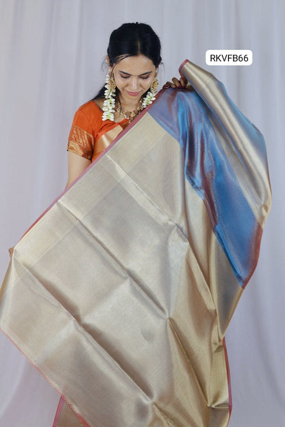 Tissue semi silk saree ❌