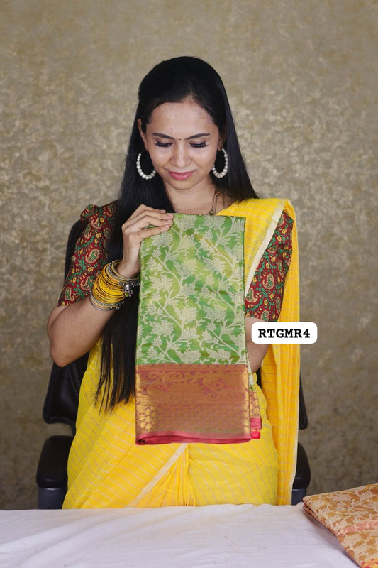 Kanchi semi silk saree at offer price ❌